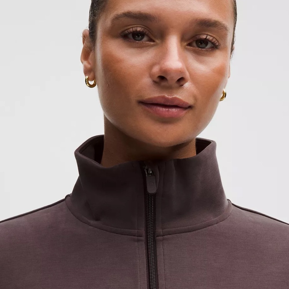 Lululemon Softstreme Long Half Zip Sequoia Pullover Size M - Picture 4 of 15